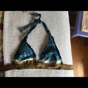 Lucky brand tie-dye bikini set